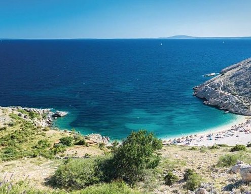 Spiagge Krk: Baia Oprna
