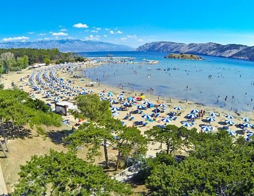 Spiagge Rab: Spiaggia Rajska