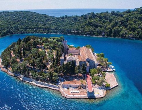 Isola di Mljet: Isola Santa Maria